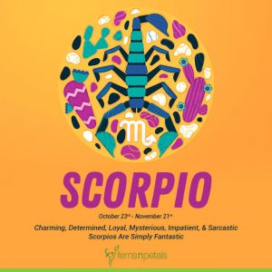 10 Reasons You Simply Cannot Ignore A Scorpio - Ferns N Petals