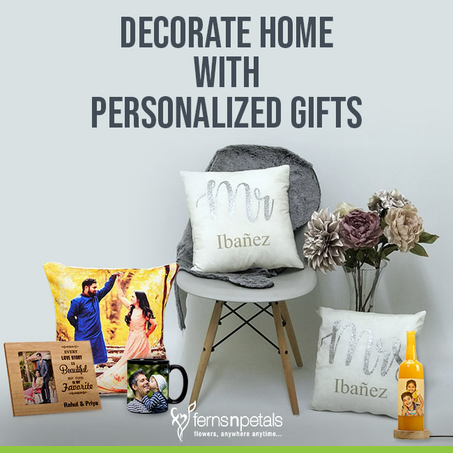 Ideas To Decorate Home With Personalized GIfts