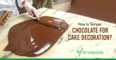 Temper Chocolate For Cake Decoration