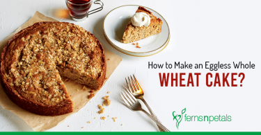 Eggless Wheat Cake