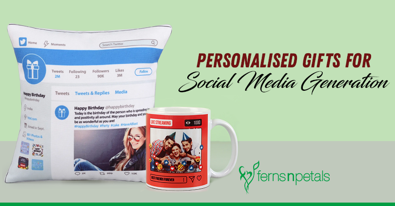 Personalised Gifts for Millennials- the Social media Generation