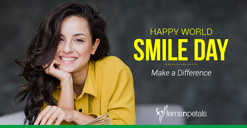 This World Smile Day- Make a Difference - Ferns N Petals