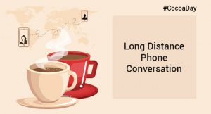long-distance phone conversation