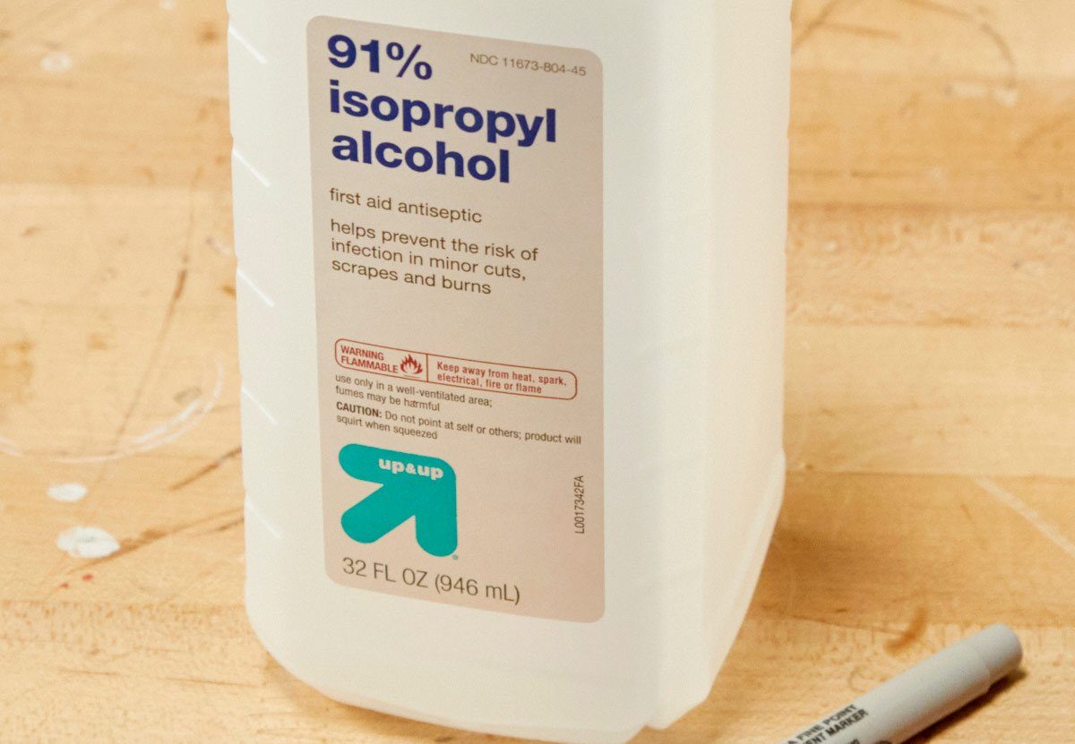 Rubbing alcohol or isopropyl 