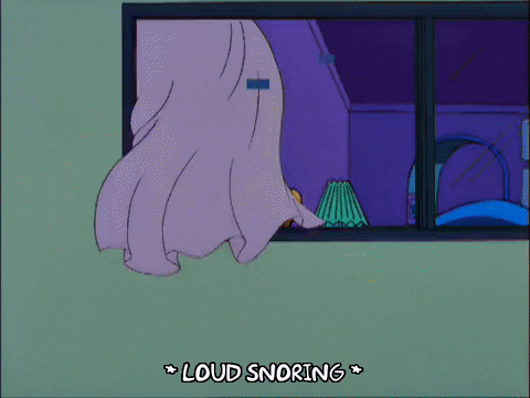 Loud snoring at night