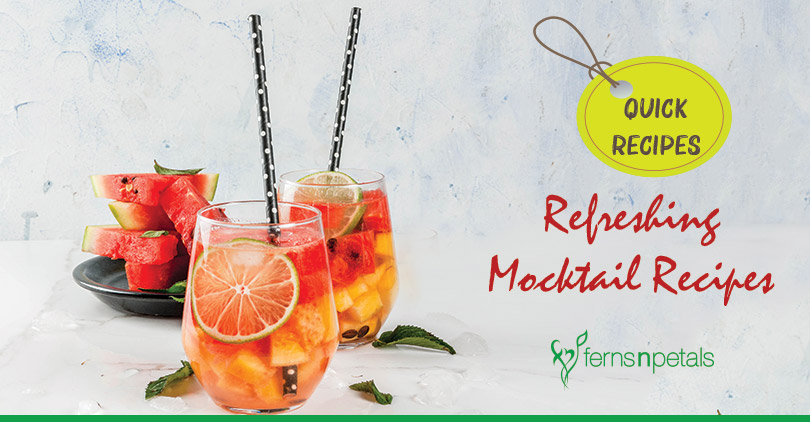 Refreshing Mocktail Recipes for Summer Season - Ferns N Petals