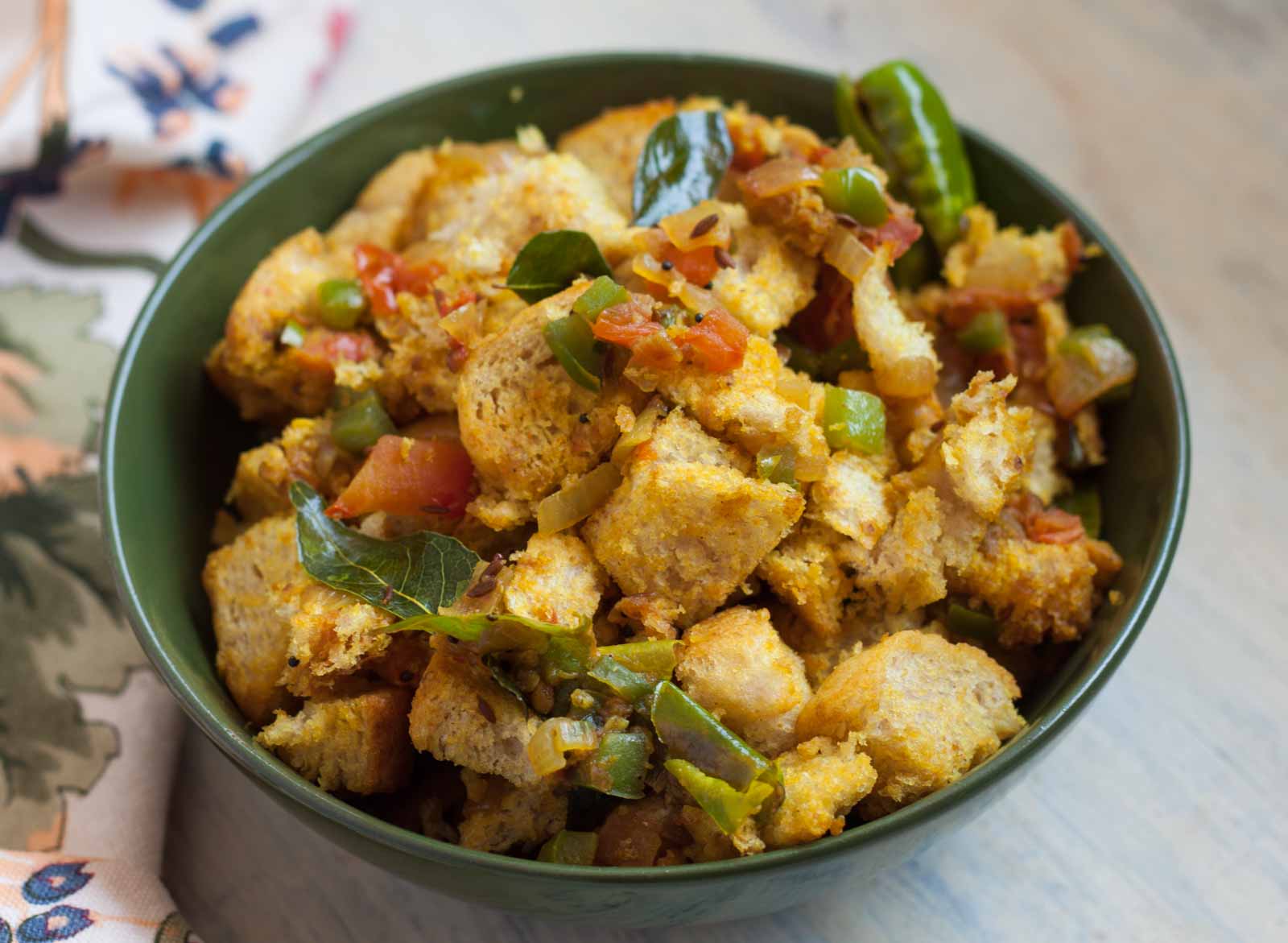 Bread Upma