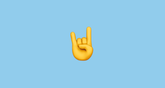 Sign of the Horns Emoji