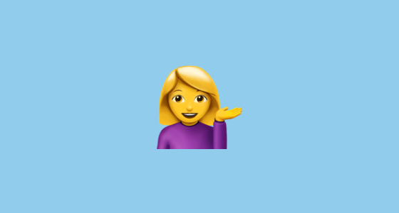 Information Desk Women Emoji