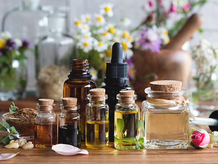 Massage with essential oils