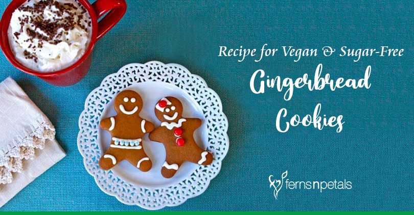 Recipe for Vegan & Sugar-Free Gingerbread Cookies