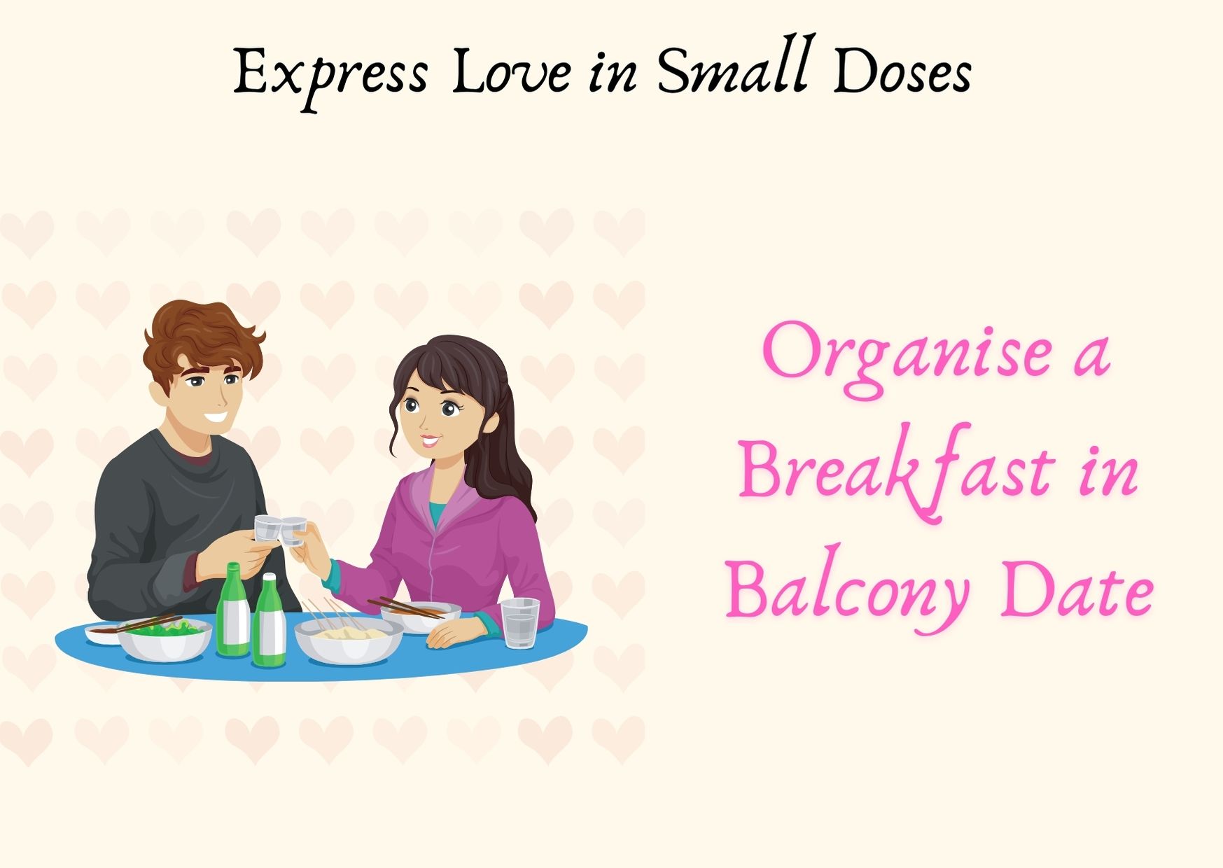 Organise a Breakfast in Balcony Date