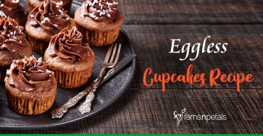40 Seconds Eggless Cupcakes Recipe