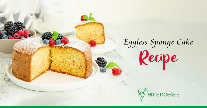 Eggless Vanilla Cake Recipe  Madhus Everyday Indian