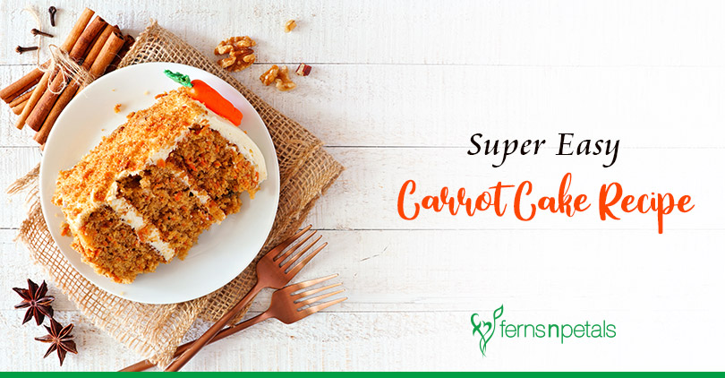 Try our Super Easy Carrot Cake Recipe for Winters!