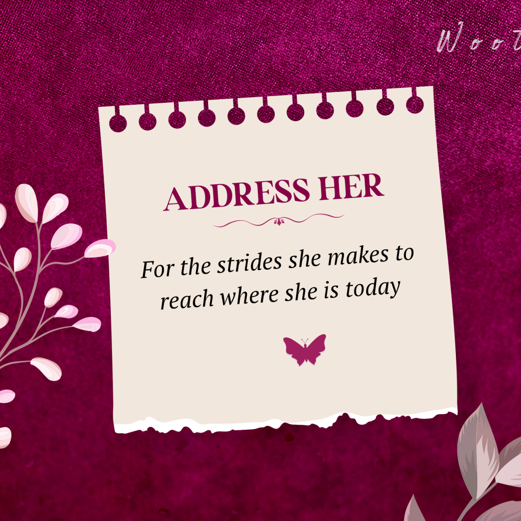 Address her