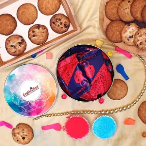 assorted cookies for holi