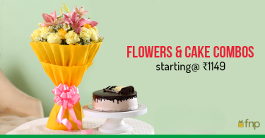 Bouquet and Cake Combo