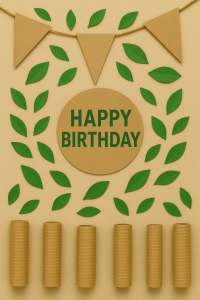 Eco Friendly Birthday Decoration 