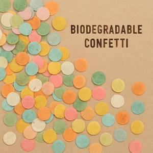 Biodegradable confetti