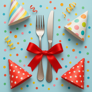 birthday cutlery
