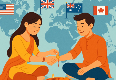Rakhi around the world