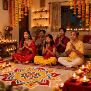 Praying for Navratri