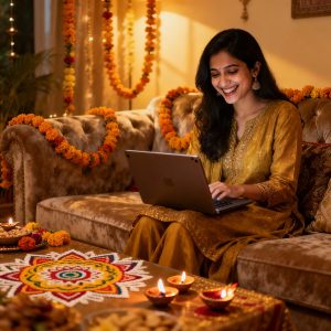 Watching movies on karwa chauth