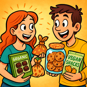 Biscuits and chocolates for anniversary