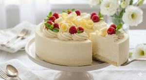 White chocolate cake