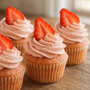 Strawberry Cupcakes
