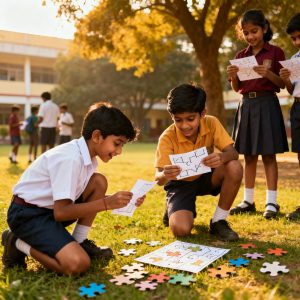 Puzzle for children's day