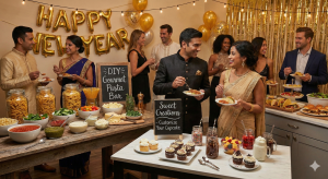 Party Celebrations with Eating Counters