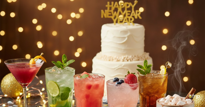 New Year Mocktails
