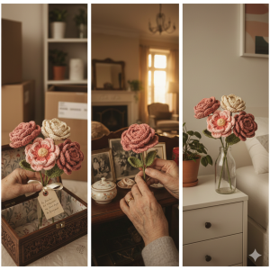 Pastel Crochet Flowers