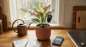 Aglaonema Plant near the window
