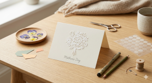 Card with Mother's Day Print