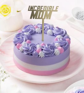 Eggless mother's day cake