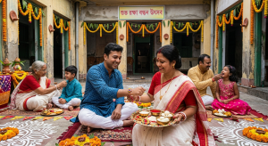 Rakhi Celebration in Bengali Household