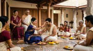 Rakhi Celebration in South Indian Family