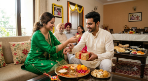 Rakhi Celebration in Punjabi Household
