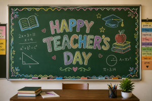 Blackboard on Teacher's Day