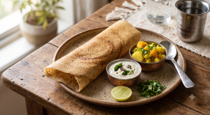 Singhara Atta Dosa